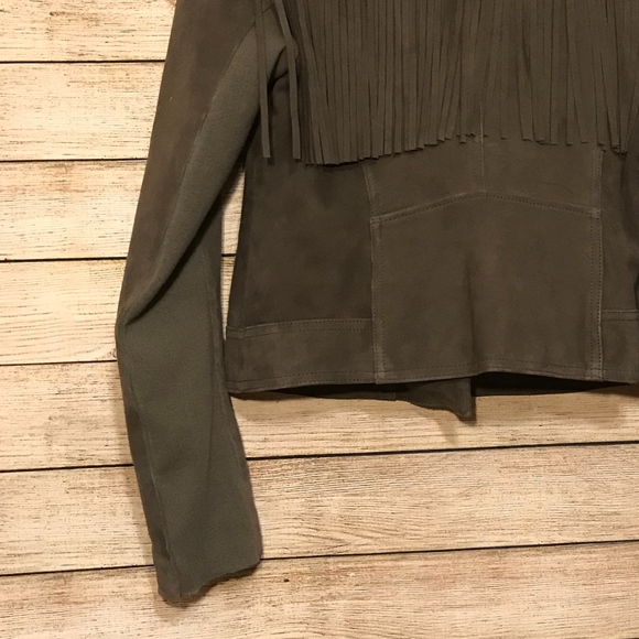 Santana Suede Jacket | BCBGMaxAzria - Picture 6 of 8